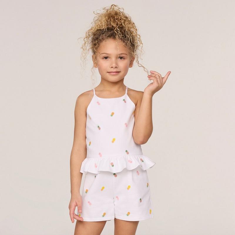 Pineapple Pique Romper - Janie And Jack